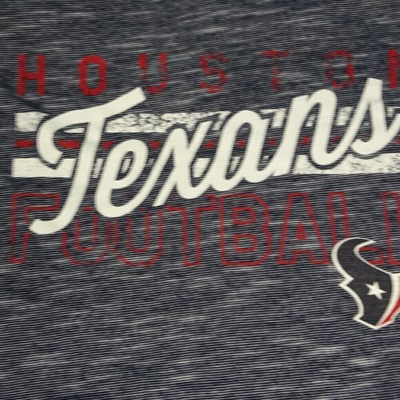 NFL Houston Texans Gray/White L/S Shirt X-Large - Picture 3 of 5